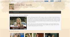 Desktop Screenshot of erikadelsordo.com