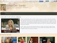 Tablet Screenshot of erikadelsordo.com